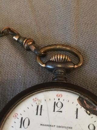 Vintage Magnenat Lecoultre 1/4 Hour Repeating Pocket Watch 3
