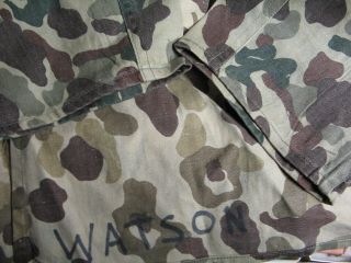 Vietnam War US Army SOG LRRP ?? Duck Hunter Camo Shirt Military Clothes ??Named 5
