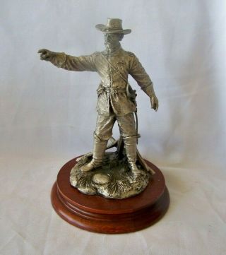 Vintage Chilmark F J Barnum " John Buford " Pewter Civil War Figurine 90
