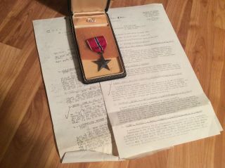 John Carney Vietnam War Vet Bronze Star Award,  Paperwork For Vnsf Award