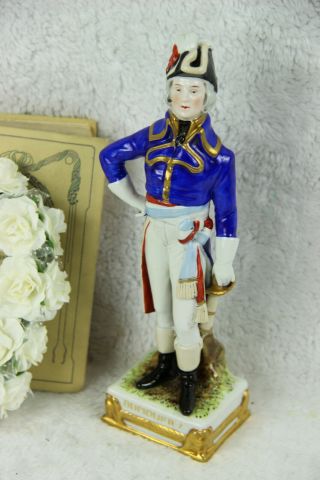 Scheibe Alsbach Marked Napoleon Porcelain Figurine Soldier Dumouriez