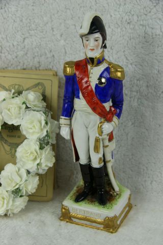 Scheibe Alsbach Marked Napoleon Porcelain Figurine Soldier Officer Bertrand