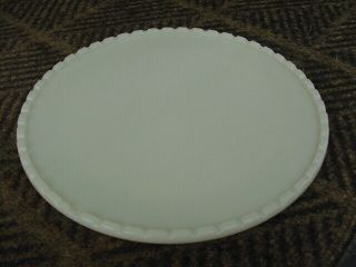 Antique/vintage Ritter Milk Glass 10 " Diameter Dental Tray