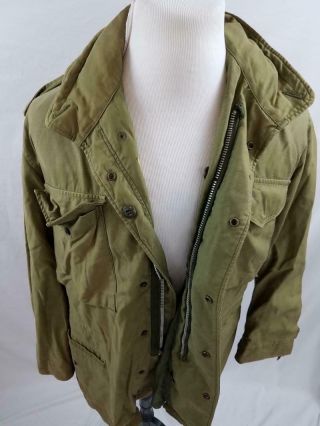 Vietnam Us Army 1969 Og - 107 Sateen Medium Regular Field Jacket Coat M - 65