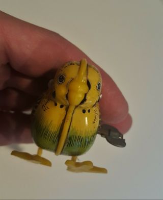 Antique Tin Toy Yellow Bird Mikuni 1960 