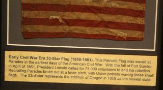 33 - Star Civil War Patriotic Parade Flag 2