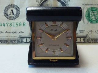 Vintage Antique Kienzle Miniature Folding Pocket Travel Clock Art Deco 4u2fix