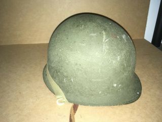 Vintage Wwii U.  S.  Military Helmet With Liner