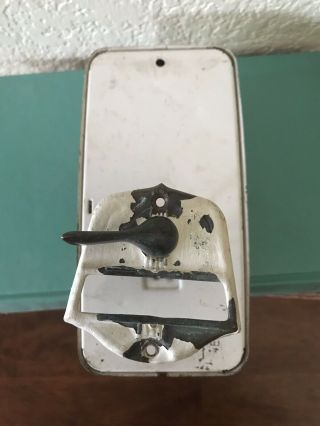 Door Bell Antique Non Electric Mechanical Hand Crank Turn Hardware Ringer 2