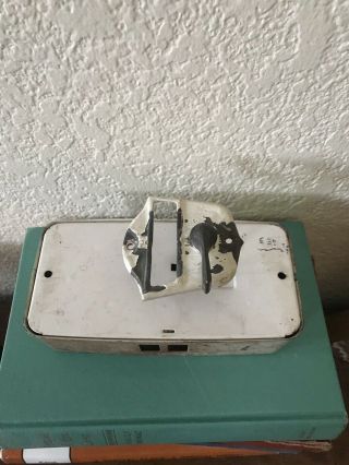 Door Bell Antique Non Electric Mechanical Hand Crank Turn Hardware Ringer 3
