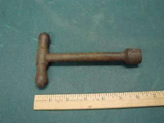 Antique Cast Iron Bed Wrench For Bed Bolts 3/8 "