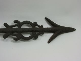 Antique Cast Iron Weathervane Arrow 19 3/4 