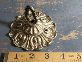 Decorative Antique French Ceiling Rose Brass Circa 1900