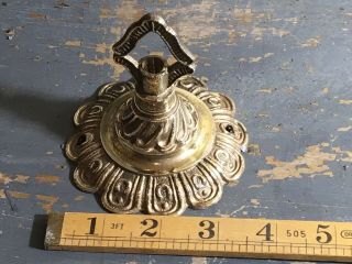 DECORATIVE ANTIQUE FRENCH CEILING ROSE BRASS CIRCA 1900 5