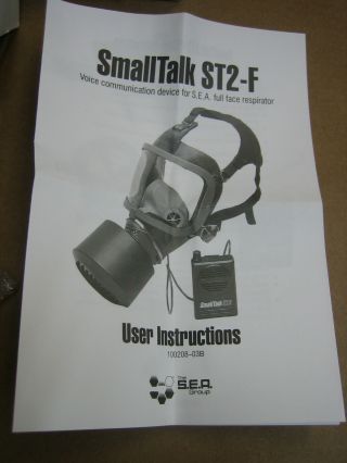 Scott/SEA Domestic Preparedness SmallTalk ST2 - F Voice Amplifier for Gas Mask 4
