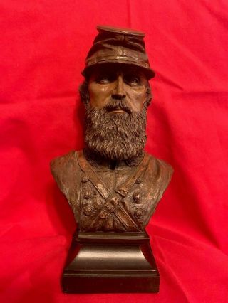 Ron Tunison Confederate Stonewall Jackson Civil War Cold Cast Bronze Bust