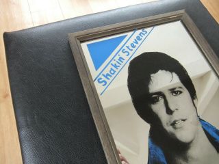 Rare Shakin ' Stevens Vintage Retro Pub Mirror.  1980s BROS. 4