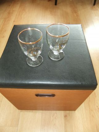 2 X RARE GUINNESS BICENTENARY GLASSES 1759 - 1959 3