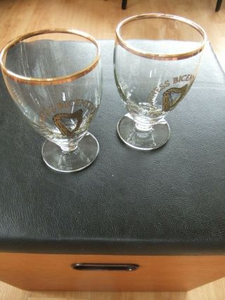 2 X RARE GUINNESS BICENTENARY GLASSES 1759 - 1959 4
