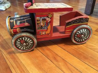 Antique Toy Sit - On Train Litho,  Red Metal Master Co,  Inc.