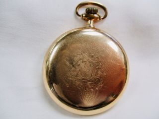 South Bend 21 Jewel Open Face 227 Railroad Pocket Watch - Fahys Case - - NR 5