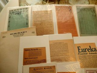 MEDICAL EPHEMERA: AFRICAN AMERICAN ADS,  ca.  1920 ' s HANDOUTS; MEDICAL Some QUACKEY 2