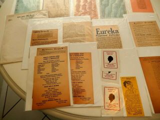 MEDICAL EPHEMERA: AFRICAN AMERICAN ADS,  ca.  1920 ' s HANDOUTS; MEDICAL Some QUACKEY 3