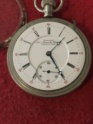 Paillard Non - Magnetic Watch Co. ,  16 S,  17j,  Display Back,  Runs & Keeps Time 4