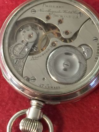 Paillard Non - Magnetic Watch Co. ,  16 S,  17j,  Display Back,  Runs & Keeps Time 5