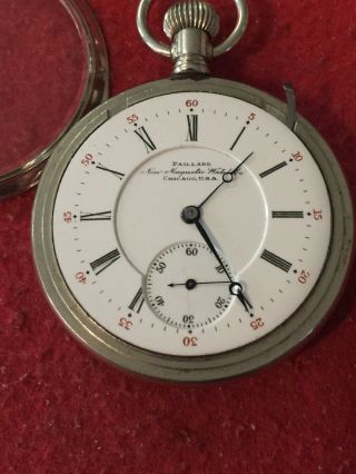 Paillard Non - Magnetic Watch Co. ,  16 S,  17j,  Display Back,  Runs & Keeps Time 6