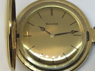 Vintage Bulova Gold Pocket Watch