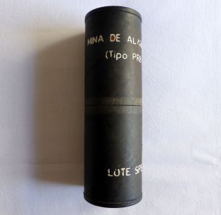 Vintage Portuguese Army Illuminating Grenade Box (kind Prb 109) M/972 Empty
