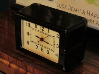 Lackner vintage bakelite clock not neon 5