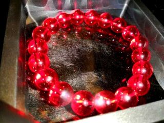 Naga Eye Red Ball Mini Holy Protect Call Lucky Wealth Bracelet Thai Magic Amulet