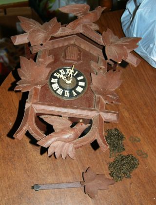 Vintage Made In Germany Cuckoo Clock - 14 " X 10 "