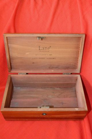 MINIATURE LANE CEDAR CHEST JEWELRY BOX from Whitcomb ' s,  East Barre,  VT 2