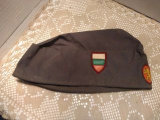 Vintage Military Soldier Bulgarian Hat