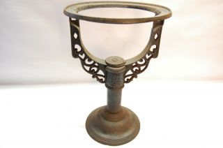 Antique Cast Iron Water Tank Stand Ornate Steampunk Diy Table Enterprise Co Ny