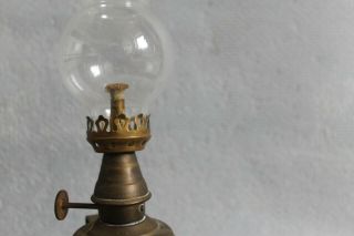 Vintage French Brass Pigeon Oil Lamp (Lampe Olympe) in Order 4