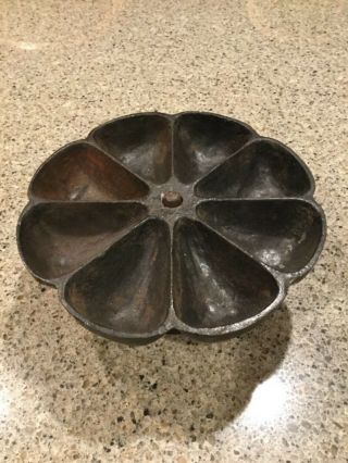 Vintage Antique Cast Iron Star Nail Cup Carousel Made In U.  S.  A.