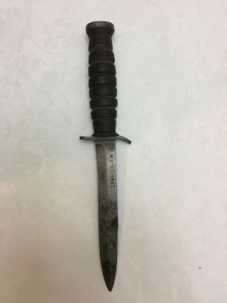 Us Army M3 1943 Knife As Brought Home From England By A Ww2 Vet In 1945