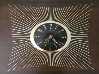 Vintage Retro Ge General Electric Mid Century Wall Clock