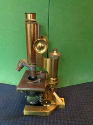 ANTIQUE BAUSCH & LOMB OPTICLE MICROSCOPE 22527 5