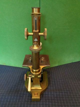 ANTIQUE BAUSCH & LOMB OPTICLE MICROSCOPE 22527 6