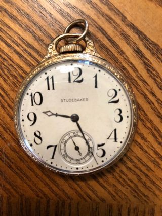 South Bend Pocket Watch,  Studebaker,  21 Jewels,  12s Serial Number 1144495.