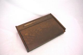 Vintage Tabletop Writing Desk Storage Box 14.  5 " X 9.  5 "