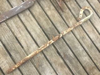 Antique Vintage Garden String Line Marker winder Reel Allotment with iron pin 6