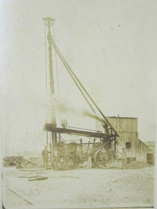 Mounted Photograph Of Workers At The Little Bob Mine In Duenweg Missouri