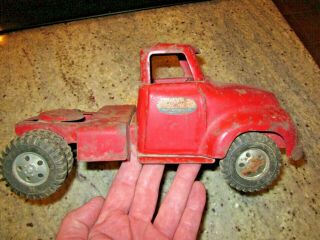 Antique Tonka Mound Metalcraft Ford Semi Truck Cab Steel Toy
