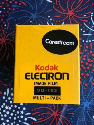 Kodak Electron So - 163 Electron Microscope Image Film Multi - Pack